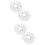 2Paren Polyester Polsband Wit Ruffle Dames En Jurken 7