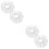 2Paren Polyester Polsband Wit Ruffle Dames En Jurken 6