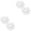2Paren Polyester Polsband Wit Ruffle Dames En Jurken 5