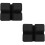2St Zwarte Bench Press En Sit- Sterk En 6
