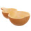 5St Compacte Natuurlijke Kalebas Schep Multifunctioneel Water Lepelset 2