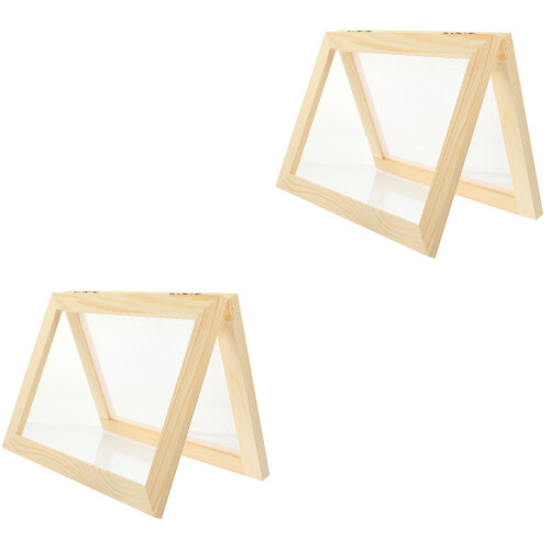 2St Lichtbruin Screen Frame Voor DIY Papier En Knutselen 2