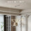 Homcom HOMCOM Pendant Light, Ceiling Light with 3 Colour Temperatures, Silver Tone 5