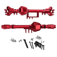 Verbesserte Handhabung und Haltbarkeit: Universelle Vorder- und Hinterachsen aus Aluminiumlegierung für RC-Crawler, CNC-eloxiert, komplette