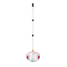 Spherical Wire Basket Nut Gatherer Adjustable Telescopic Pole Easy Dump Outlet Patented Design Multi Use Harvesting Tool For Outdoor And Indoor Use