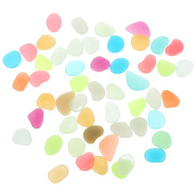 Fluorescent Resin Stones for Aquariums, 300 GlowintheDark Pebbles, Decorative Aquarium Ornaments, Landscape Rocks for Aquarium Decorations