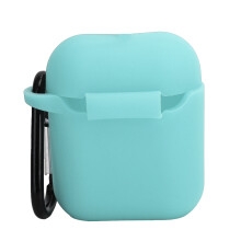 Ochranné puzdro pre AirPods s karabínou, odolné voči pádom, poškriabaniu, vodeodolné, trblietavé, mramorové, všestranná ochrana,