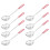 32Pcs Stainless Steel Filter Spoons Fine Mesh Skimmer Kitchen Tools 3