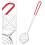 32Pcs Stainless Steel Filter Spoons Fine Mesh Skimmer Kitchen Tools 11