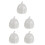5Pièces Cocottes Céramique Blanches Repas Chaleureux 4