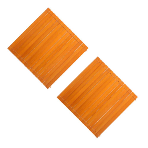 2Pcs Khaki Bamboo Scrolls Decorative Calligraphy Paper for Home Use 2