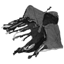 2Stk Grau Atmungsaktives Halloween Cape Mit Reaper Outfit