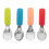 6Sets Assorted Color Stainless Steel and Silicone Kids Fork Spoon Set 1