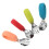 6Sets Assorted Color Stainless Steel and Silicone Kids Fork Spoon Set 3