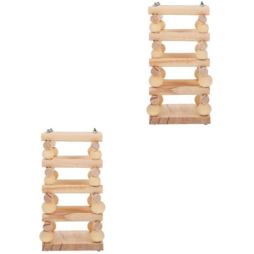 2Pièces À En Bois Clair Pour Petits Animaux 2