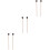 6Pièces Baguettes Marimba Érable Bois Durable Couleur 2