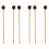 6Pièces Baguettes Marimba Érable Bois Durable Couleur 4