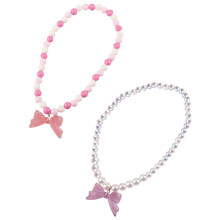 4Pièces Colliers Perles Pour Fête Enfants