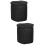 2Pièces Sac Rangement Accordéon Noir Robuste Usage 8