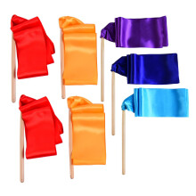 3Paquets De Danse En Soie Multicolores Pour Enfants Gymnastique