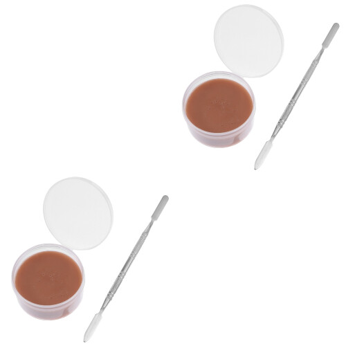 4Pièces Cire Peau Transparente Pour Cicatrices Et 2