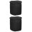 2Pièces Sac Rangement Accordéon Noir Robuste Usage 6