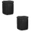 2Pièces Sac Rangement Accordéon Noir Robuste Usage 7