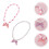 4Pièces Colliers Perles Pour Fête Enfants 11