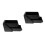 2Pièces Organisateur Café Bar Noir Compact Robuste Pour 4