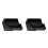 2Pièces Organisateur Café Bar Noir Compact Robuste Pour 6