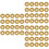 60St Planner Boekringen ABS Plastic Gouden Bindschijven 6