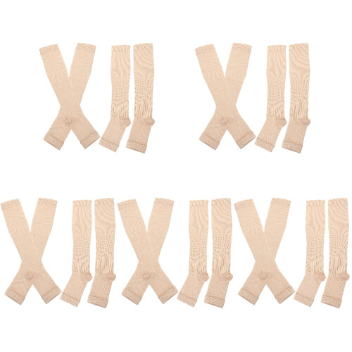 10Paires Manchons Calf Compression Nylon Stretch Confortables 2