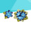 6Pièces Broche Tissu Handmade Pour Cadeau Et Mode 9