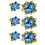 6Pièces Broche Tissu Handmade Pour Cadeau Et Mode 7