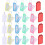120Pièces Marqueurs Clés Multifonction Couleurs Assorties Portable 1