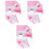 6Pièces Hamster PVC Rose Double Couche Jeu Pour Animal 3