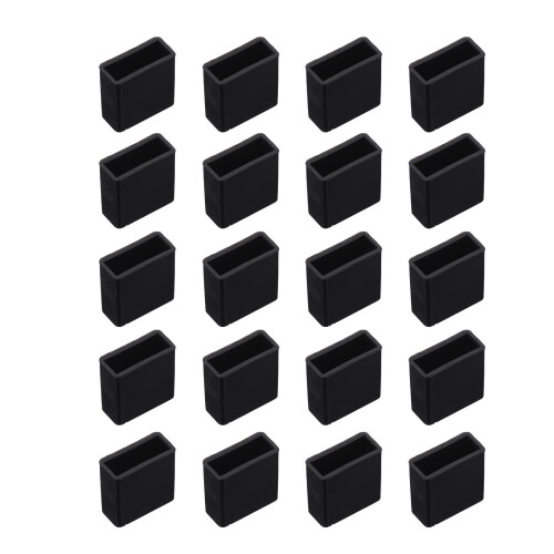 100Pièces Cache USB Noir Silicone Stop Poussière Saleté