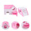 6Pièces Hamster PVC Rose Double Couche Jeu Pour Animal 10