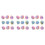 72Pièces Pompons Doux Multicolores Accessoires DIY Costume 4