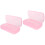 2Pièces Boîte Plastique Rose Pour Pinceaux Et Accessoires 5