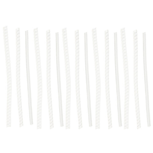 60Pièces Ajusteurs Taille En Plastique Transparent Pour