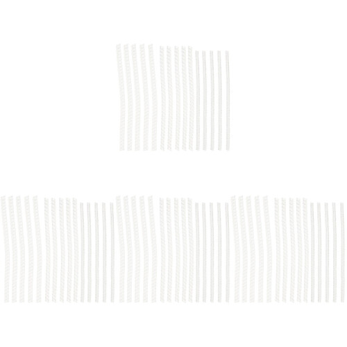 60Pièces Ajusteurs Taille En Plastique Transparent Pour 1