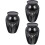3Pièces Urnes Crémation Animaux Cendriers Métal Noir Compact Durable 6