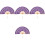 4Pièces Éventails Violet Boudoir En Bamboo Et 2