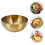 3Pcs Multi-Function Golden Stainless Steel Salad and Serving Bowls 6