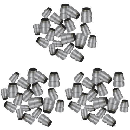 60Pièces Adaptateurs Compacts Gris Pour Renfort Outils Jardin 1