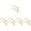 10Pièces Vis Chin Rest Violon En Laiton Support Stable Portable 4