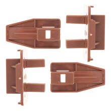 2Ensembles Kit Organisateur Tiroirs Marron Pour Rénovation Mobilier