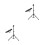 2Ensembles Support Tambour Plat Noir Durable Pour Entraînement 6