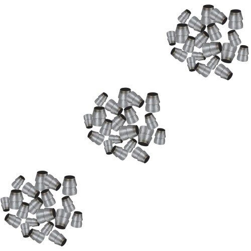 60Pièces Adaptateurs Compacts Gris Pour Renfort Outils Jardin 2